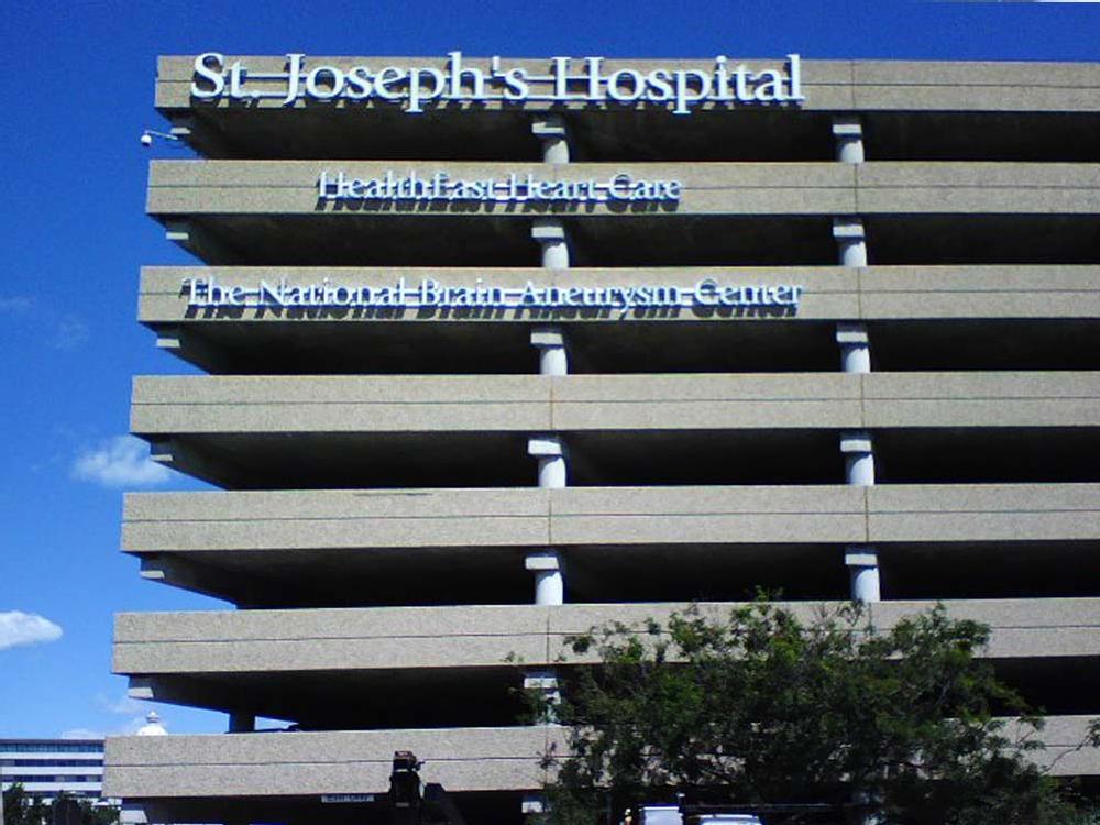 St. Joseph's Hospital - Building Sign